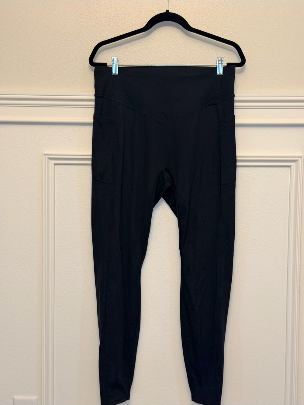 HALARA Black Kids Leggings with Side Pockets